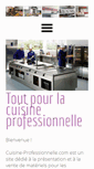 Mobile Screenshot of cuisine-professionnelle.com